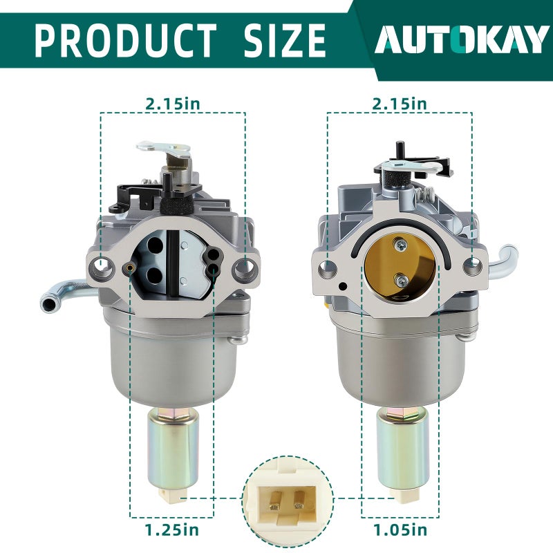 AUTOKAY 594593 591731 Carburetor Compatible with 17.5hp 591731 593514 697141 697190 698445 699109 699937 791858 791888 792171 792358 793224 790418 796109 794294 699916 593433 794572 Lawn Mower Carb - Image 4